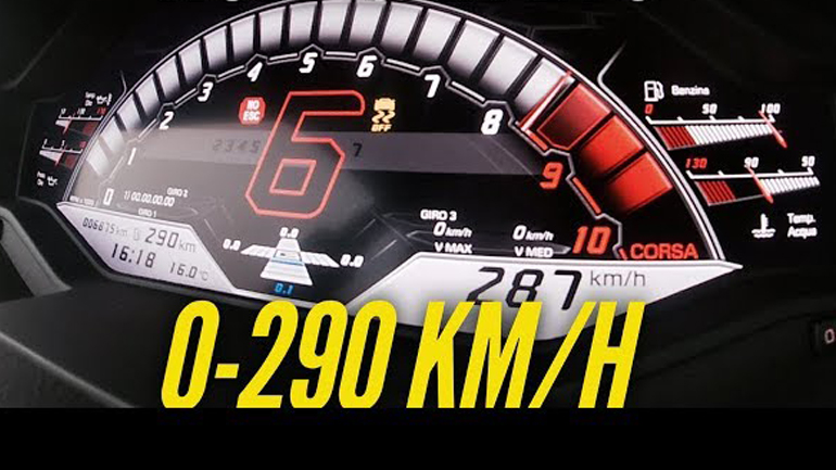 Δείτε τη Lamborghini Huracan Evo να επιταχύνει μέχρι τα 290 χλμ./ώρα